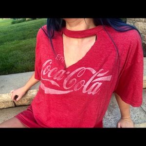 Cut out Coca-Cola shirt